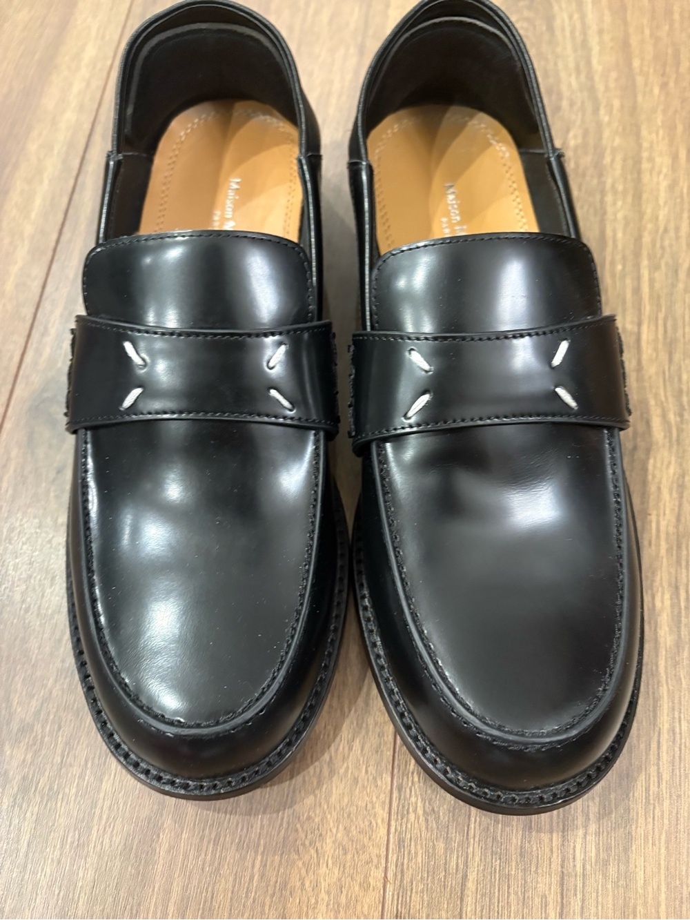 Maison Margiela inspired black loafers